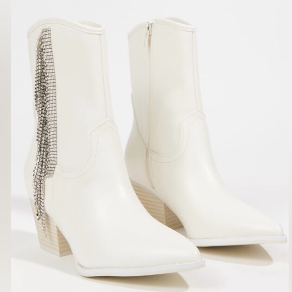Altar'd State Rowan Crystal Fringe Cowboy Boots